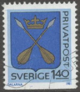 Suecia #1358 1981 NH