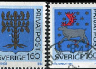 Suecia #1493 - 1494 1984 NH