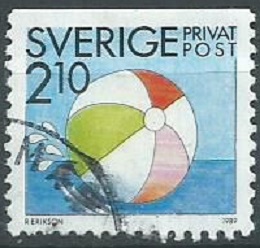 Suecia #1740 1989 NH