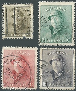 Belgica #125 - 128 1919