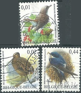 Belgica #1970 - 1971 y #1973   2003  NH