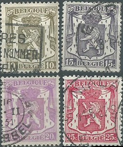 Belgica #267 - 270 1935