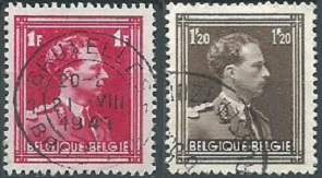 Belgica #284 - 285 1936