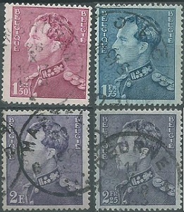 Belgica #294 - 297 1936