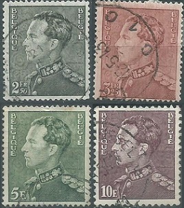 Belgica #299 - 302 1936