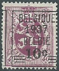 Belgica #309 1937