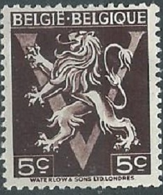 Belgica #322 1944 Nueva (hinged)