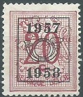 Belgica #409 1951 Precancelada 1957