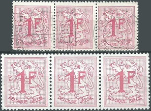 Belgica #420 1951 y #431 1959 Trio