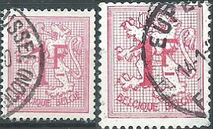 Belgica #420 1951 y #431 1959