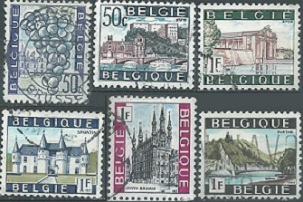 Belgica #641 - 646 1965 NH