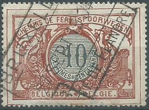Belgica  #Q16  1896  NH