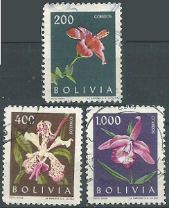 Bolivia #459 y #461 - 462  1962  NH