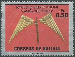 Bolivia #751  1987  NH