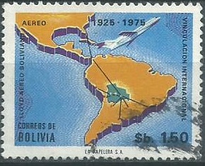 Bolivia #C343  1975  NH