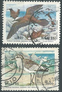 Brasil #2003 - 2004 1985 NH "Aves marinas"