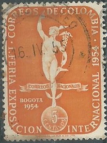 COLOMBIA #628  1954  NH