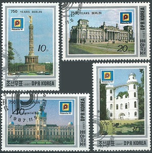 Korea del Norte #2698 - 2691  1987  Serie completa  NH