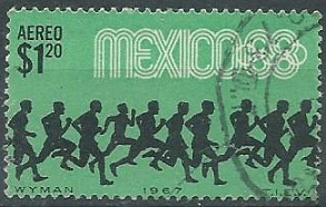MEXICO #C329  1967  NH