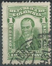 COLOMBIA #340  1917