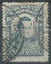 COLOMBIA #344  1917
