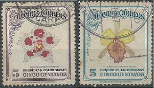 COLOMBIA #549 - 550  1947