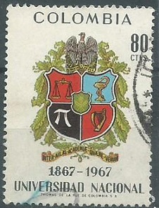 COLOMBIA #783 1967 NH