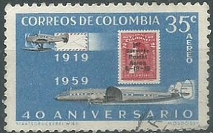 COLOMBIA #C347  1959  NH