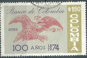 COLOMBIA #C597 1974 NH