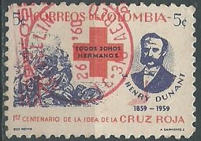 COLOMBIA #RA58  1959 NH