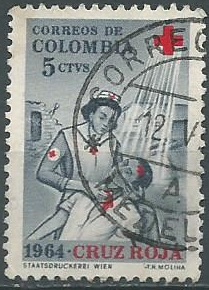 COLOMBIA #RA61  1964 NH