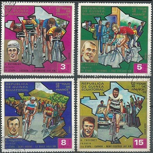 Guinea Ecuatorial Mi#261 - 264  1972  NH