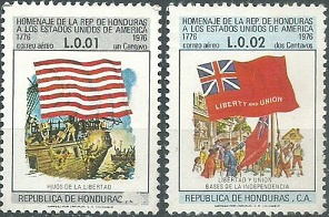 Honduras #C601 - C602   1976  Nuevas NH