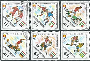 Hungary #2726 - 2731 1982 NH "Copa mundial España 82"