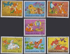 Hungria #2759 - 2765 1982  Serie completa   "Vuk el cachorro de zorro"