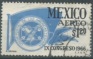 MEXICO #C315 1966 NH