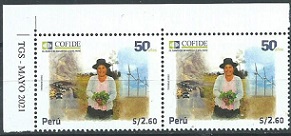 Peru 2021 COFIDE  Par numerado