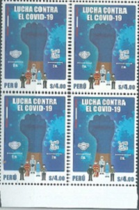 Peru 2021 Nuevas Cuadro  Mi#PE 2940  "Lucha contra el covid"