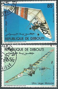 Yibuti  #C193 - C194  1984  Nuevas  NH