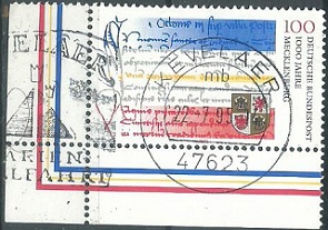 Alemania #1887 1995 con viñeta