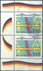 Alemania  #1988 1998 Par con viñetas
