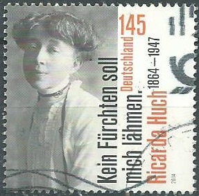 Alemania #2797   2014 "Ricarda Huch, historiadora"