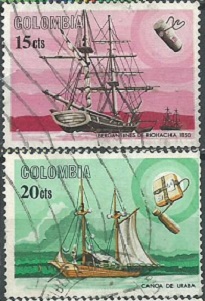 COLOMBIA #756 - 757 1966