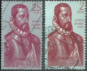 España #1131 y #1135  1962