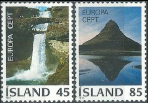 Islandia #498 - 499 1976 Serie completa Nuevas NH