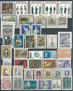 Italia #1138 - 1174 1974 Nuevas Año completo