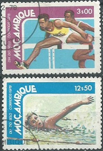 MOZAMBIQUE  #609 y #611  1978