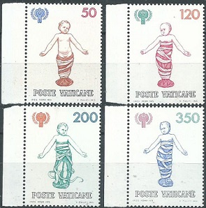 Vaticano #664 - 667 1979 Serie completa Nuevas NH