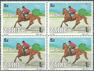 Zaire #1186  1984 Cuadro  Nuevas  NH