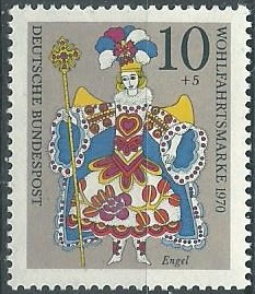 Alemania #B467 1970 Nueva "Navidad"